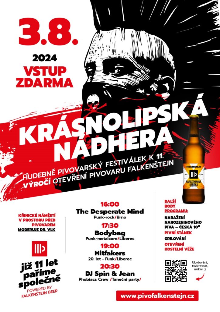 Krásnolipská nádhera - pivovar Falkenštejn